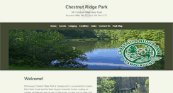 Desktop Screenshot of chestnutridgepark.com